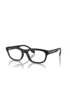 Burberry 54mm Irregular Optical Glasses In Black