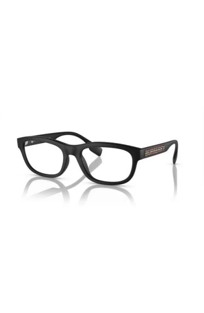 Burberry 54mm Irregular Optical Glasses In Black