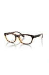Burberry 54mm Irregular Optical Glasses In Brown