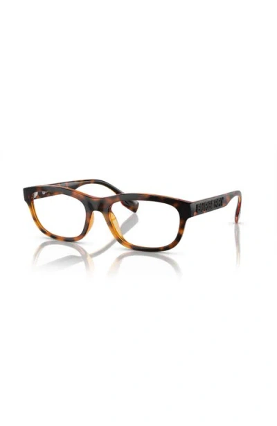 Burberry 54mm Irregular Optical Glasses In Brown
