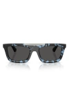 Burberry 54mm Rectangular Sunglasses In Multi