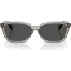 Burberry 54mm Rectangular Sunglasses In Gray