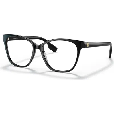 Burberry 54mm Square Optical Glasses In Black