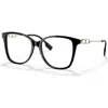 Burberry 54mm Square Optical Glasses In Black