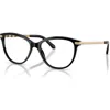 Burberry 52mm Square Optical Glasses In Black