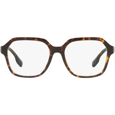Burberry 54mm Square Optical Glasses In Brown