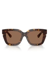 Burberry 54mm Square Sunglasses In Brown