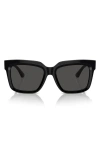 Burberry 54mm Square Sunglasses In Black