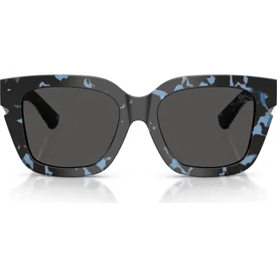 Burberry Eyewear Square Frame Sunglasses In Black