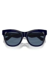 Burberry 54mm Square Sunglasses In Blue