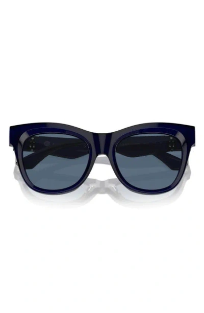 Burberry 54mm Square Sunglasses In Blue