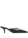 Burberry 55mm Bird Mules In Brown