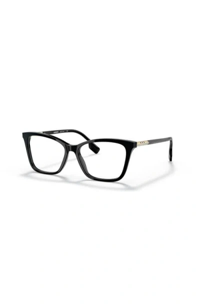 Burberry 55mm Cat Eye Optical Glasses In Black