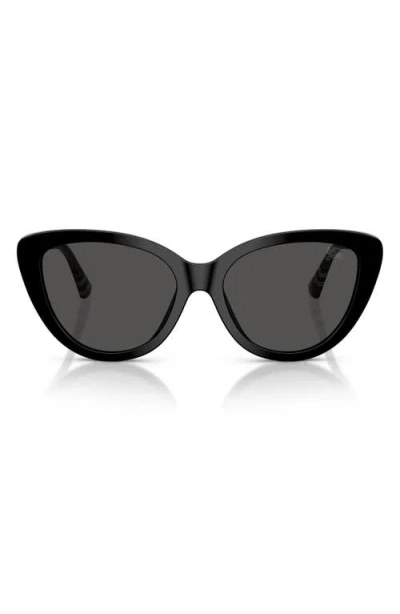 BURBERRY BURBERRY 55MM CAT EYE SUNGLASSES