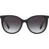 Burberry 55mm Cat Eye Sunglasses In Black