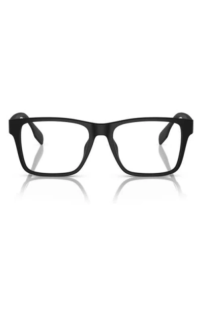 Burberry 55mm Square Optical Glasses In Black