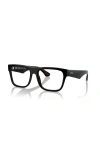 Burberry 55mm Square Optical Glasses In Black