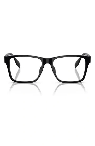 Burberry 55mm Square Optical Glasses In Black