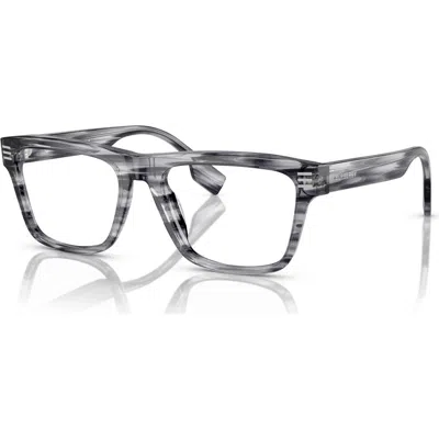 Burberry 55mm Square Optical Glasses In Gray