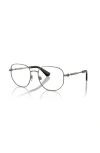 Burberry 55mm Square Optical Glasses In Gray