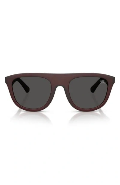 Burberry 55mm Square Sunglasses In Brown