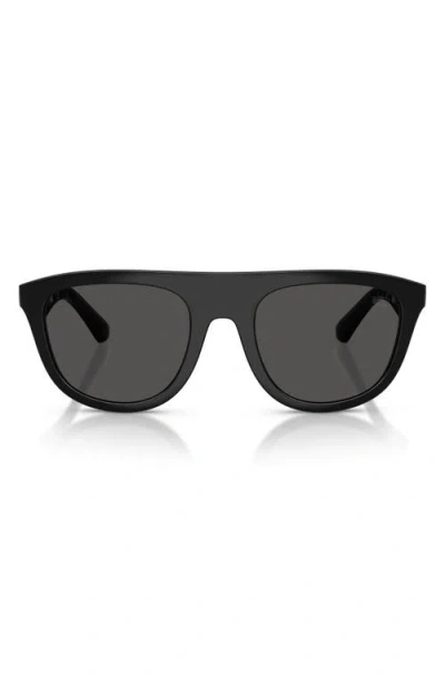 Burberry Acetate Square Sunglasses In Black