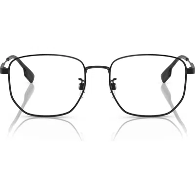 Burberry 56mm Irregular Optical Glasses In Black
