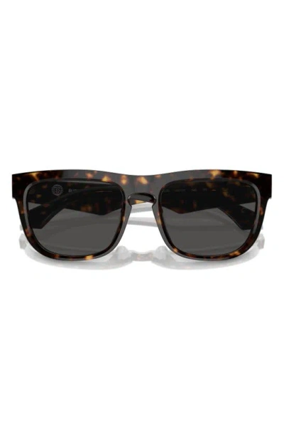 Burberry 56mm Square Sunglasses In Dark Havana