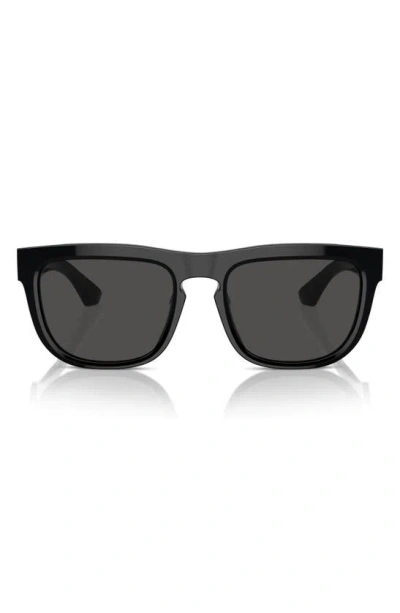 Burberry 56mm Square Sunglasses In Matte Black