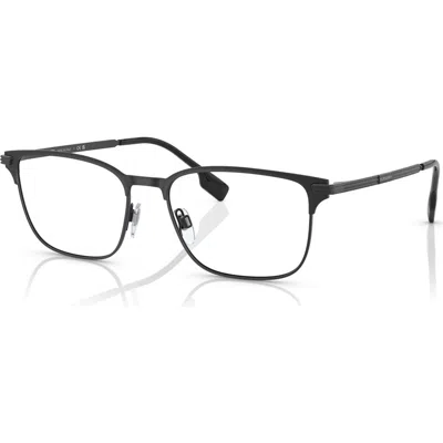 Burberry 57mm Rectangle Optical Glasses In Black