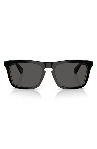 Burberry 57mm Square Sunglasses In Dark Grey