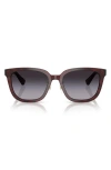 Burberry 57mm Square Sunglasses In Grey Flash