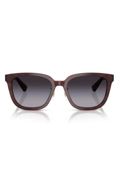 Burberry 57mm Square Sunglasses In Grey Flash