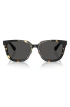 Burberry 57mm Square Sunglasses In Havana Yellow