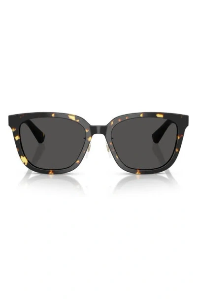 Burberry 57mm Square Sunglasses In Havana Yellow