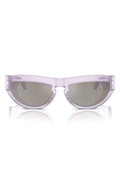 Burberry 58mm Cat Eye Sunglasses In Violet
