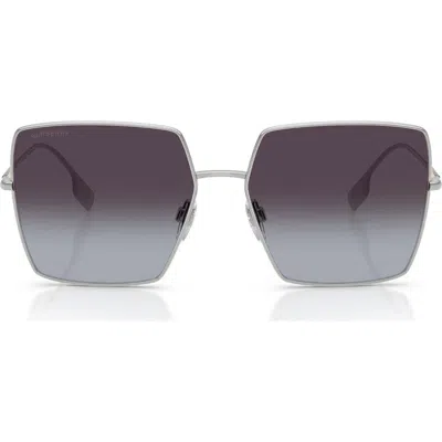 Burberry 58mm Gradient Square Sunglasses