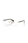 Burberry 58mm Rectangle Optical Glasses In Multi