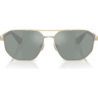 Burberry 60mm Pilot Sunglasses In Gray