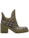 Burberry 65mm Marsh Boots In Green