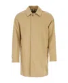Burberry Camden Heritage Single-breasted Car Coat In Brown