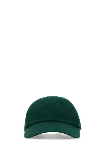 Burberry 8082654 Polyester Cotton Baseball Cap In Green