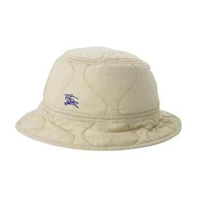 Burberry 8082706 Quilted Nylon Bucket Hat In Green