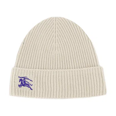 Burberry 8095582 Ribbed Cashmere Beanie In Neutral