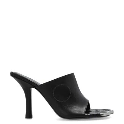 Burberry 80mm Duck High Leather Sandals