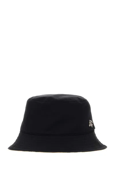 Burberry 8130424 Nylon Bucket Hat In Black