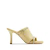 Burberry 85mm Decorative-zip Leather Sandals