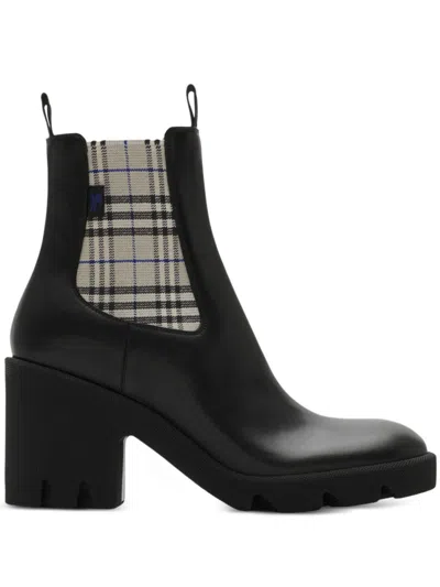Burberry Stride Chelsea Ankle Boots In Black