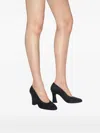 Burberry Check Suede Trinket Pumps