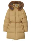 Burberry Nylon Puffer Coat In 褐色